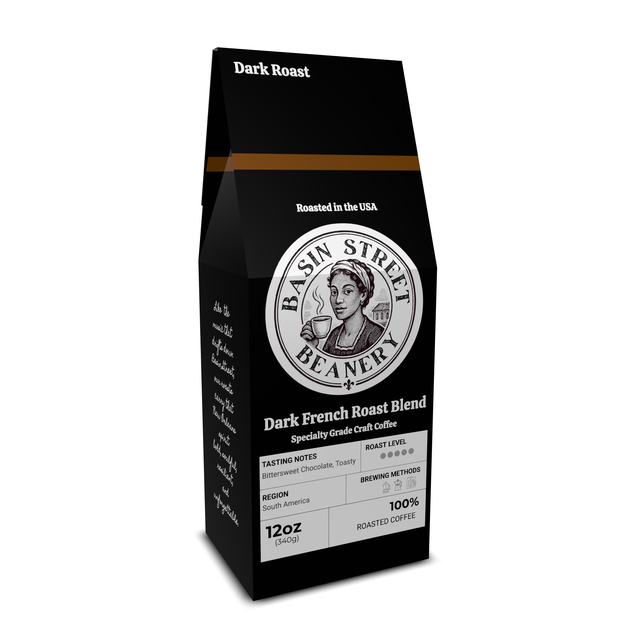 Dark French Roast Blend – Basin Street Beanery